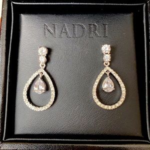 Nadri teardrop earrings